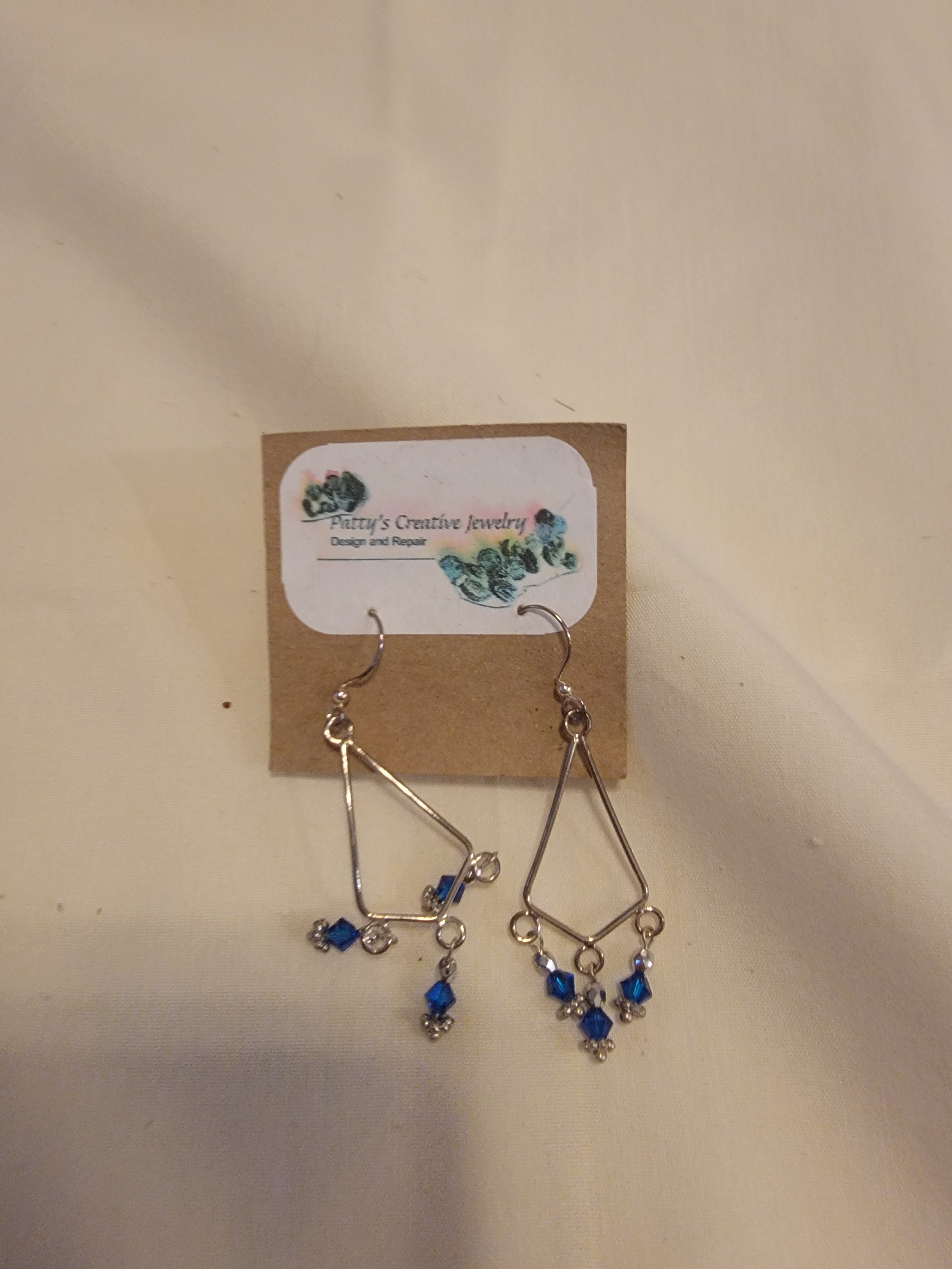 Blue earring