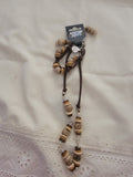 Brown necklace set