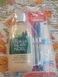 Vanilla bean noel lotion and note pad and pen set