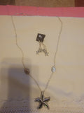 Starfish  necklace  and earrings