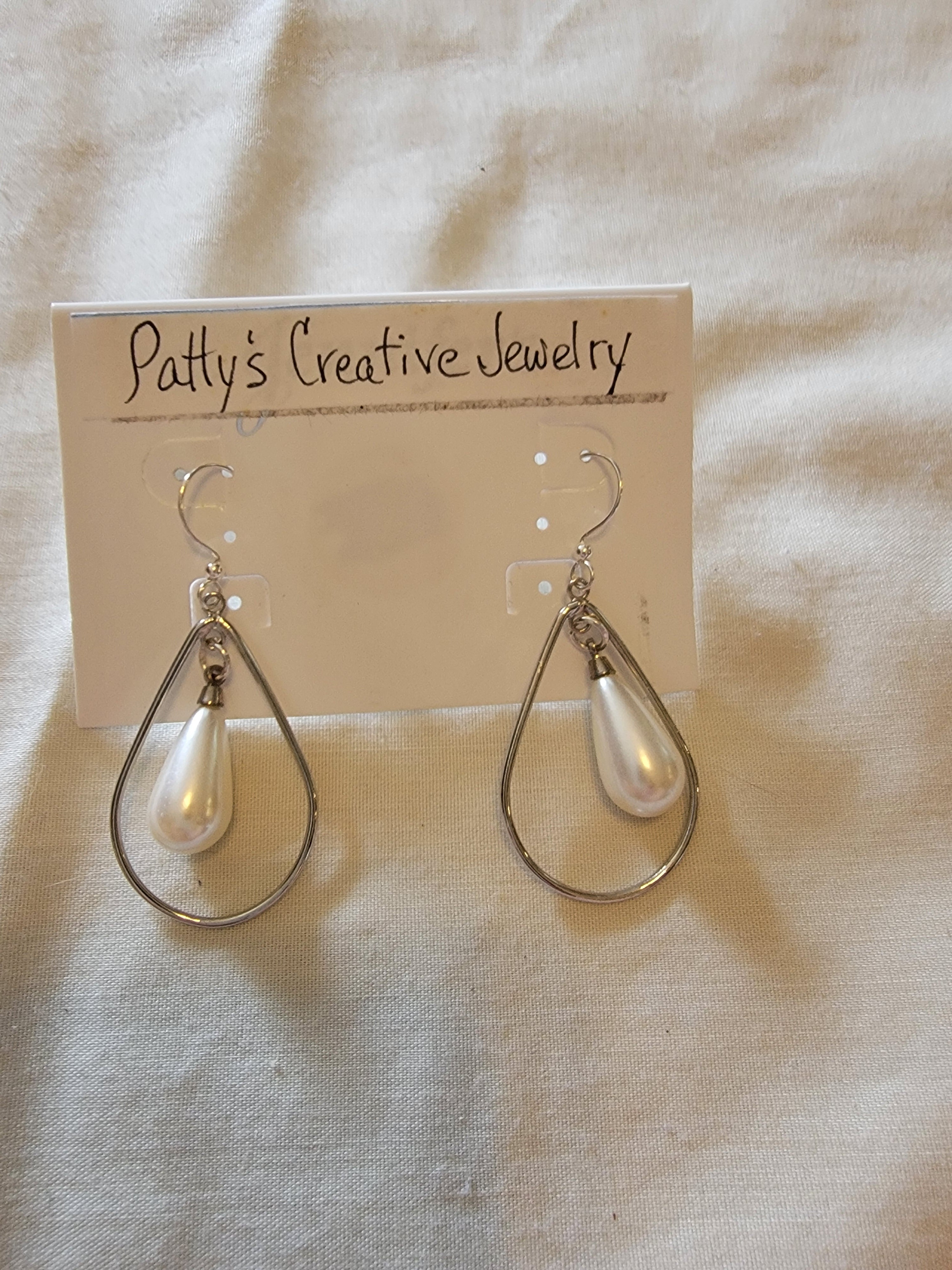 Tear drop earrings