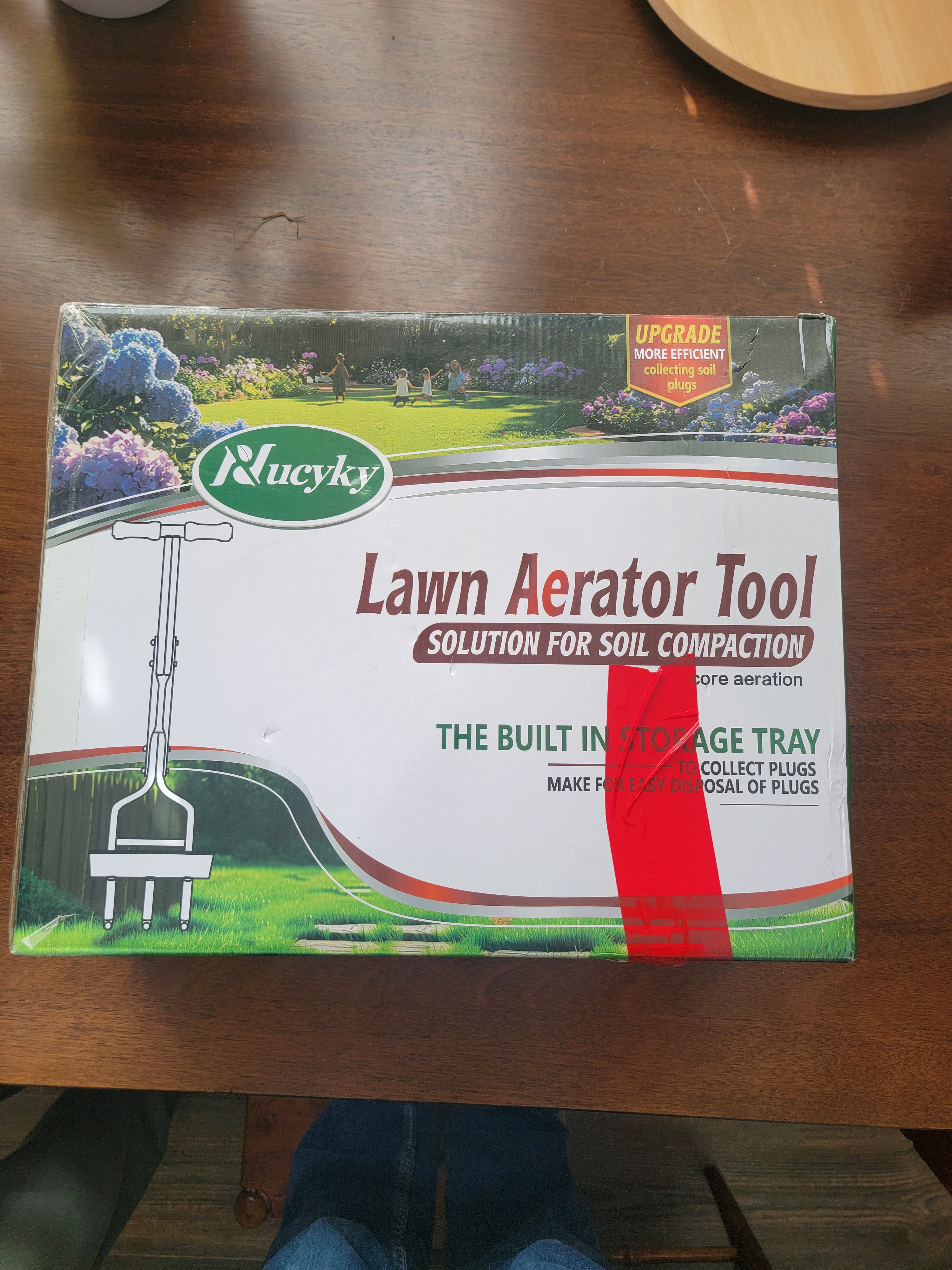 Nucylky Lawn Aerator Tool  for outdoorside garden