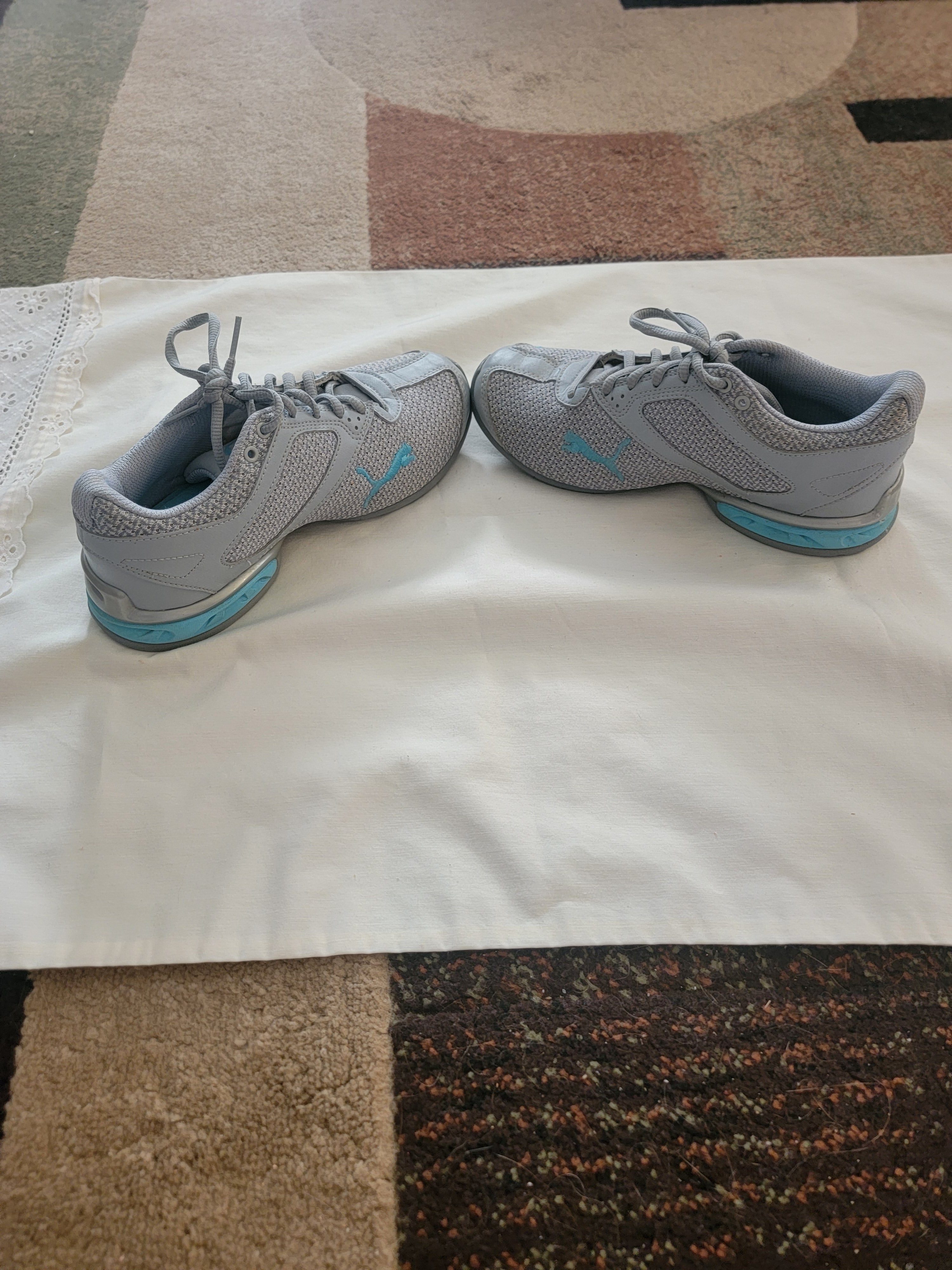 Puma  shoes  gray and blue