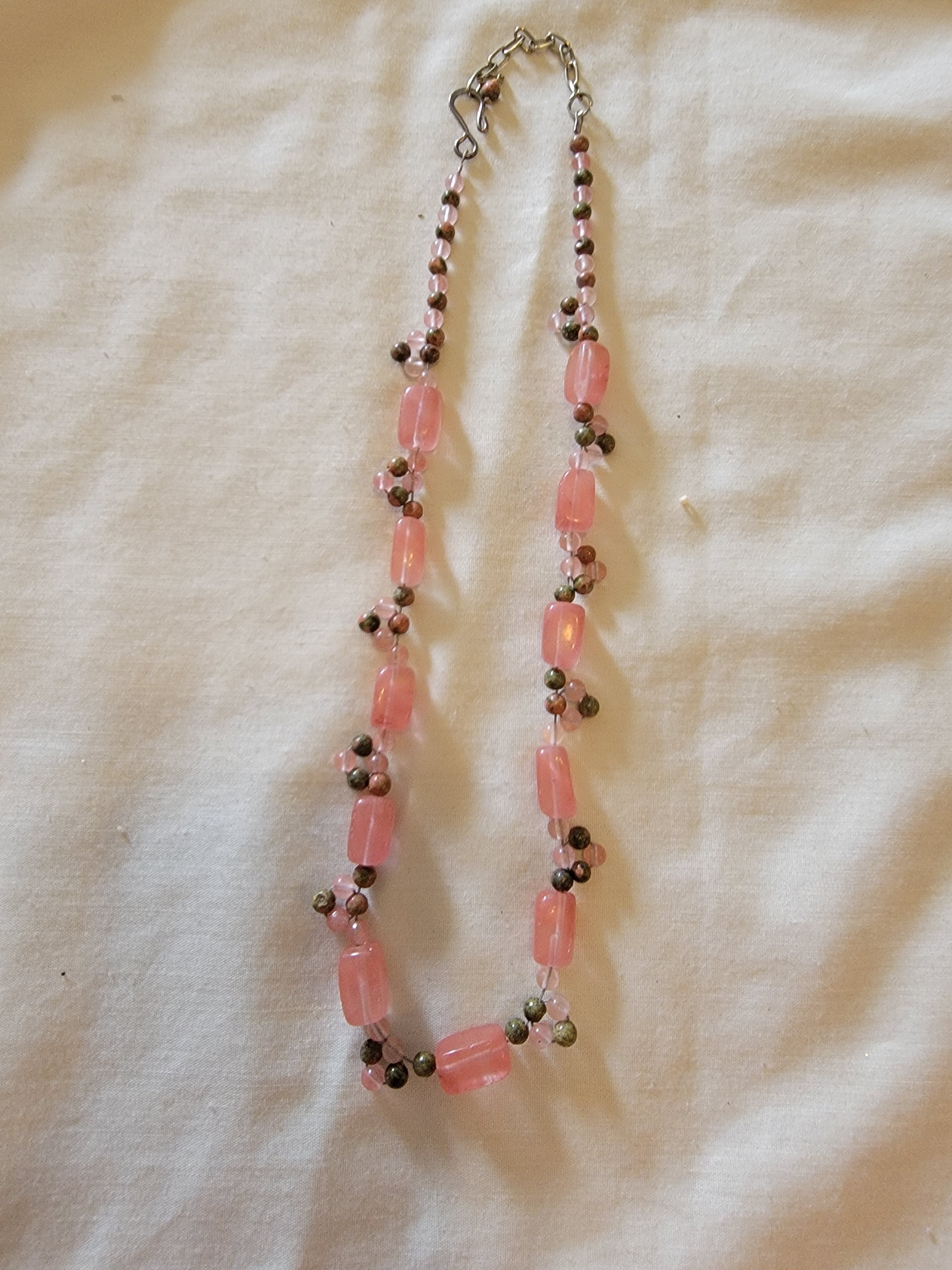 Pink necklace