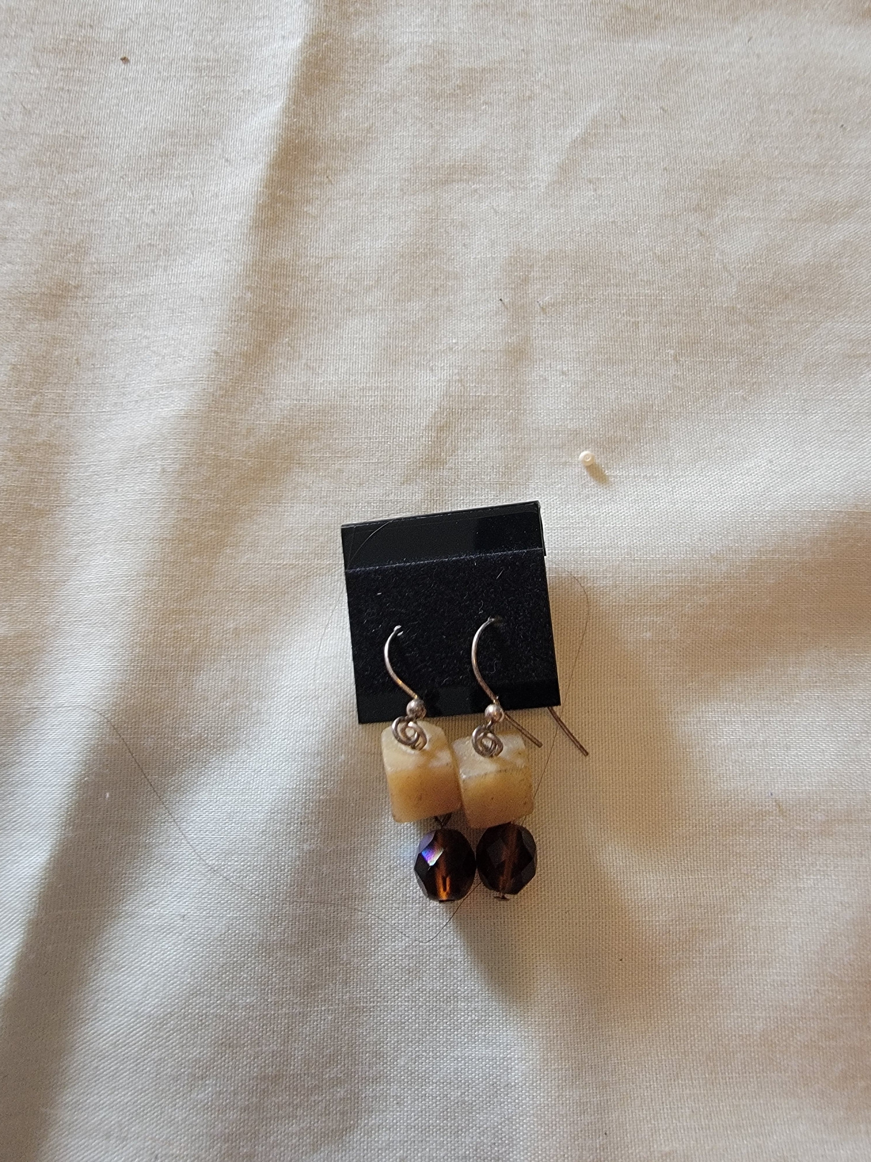Brown earrings