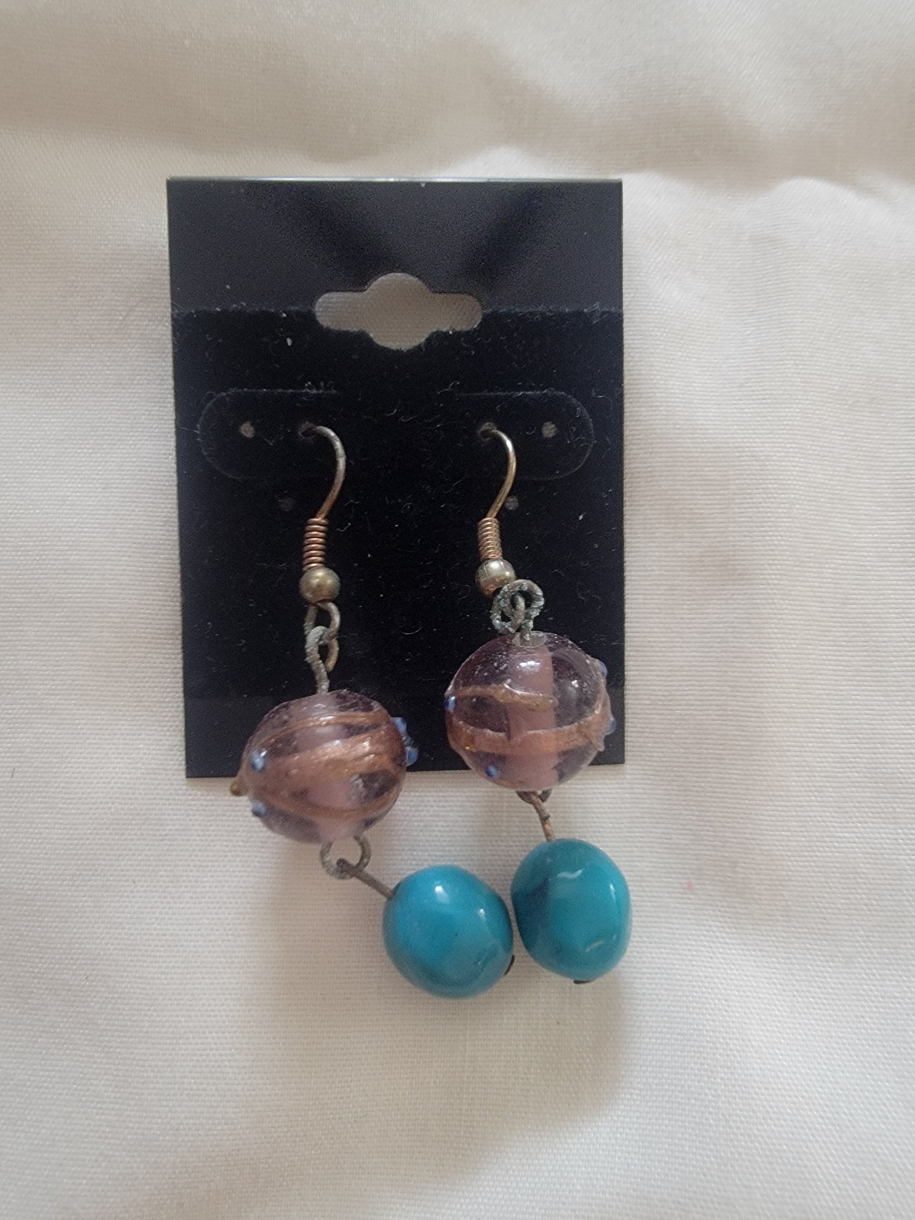 Blue earring